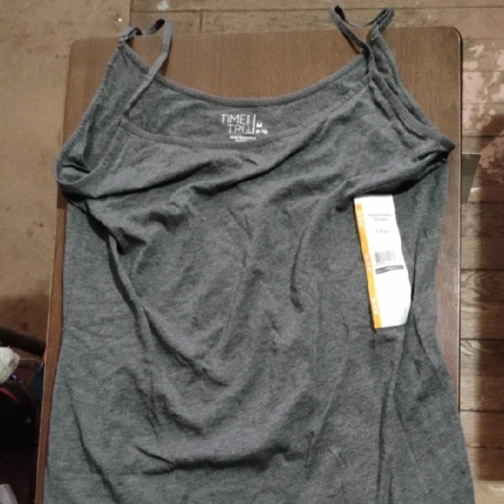 Time and Tru Women's Charcoal Camisole